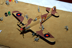 Hawker Hurricane, époque Renaissance, Salon du modélisme Moriva à Rillieux la Pape