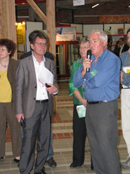 Inauguration du salon Echo-Logis à Rillieux la Pape en présence de Renaud Gauquelin