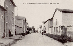 Vancia - Route Nationale (devenue route de Strasbourg)
