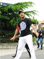 Hatem Chraïti et le groupe de Danse Hip-Hop de la MJC Ô Totem de Rillieux la Pape