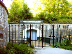 L'entrée du Fort de Vancia à Rillieux la Pape